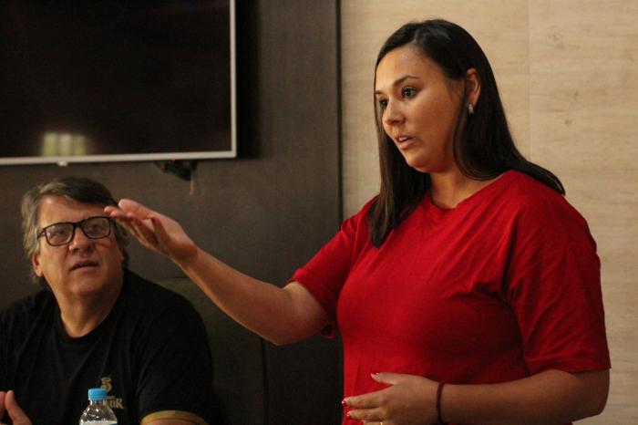 Professora Cristiane Pereira, presidente do Conselho de Segurança Pública de Hulha Negra