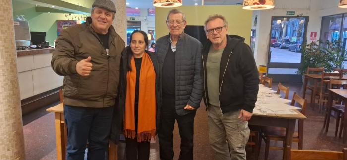 Comitiva que foi ao Uruguai