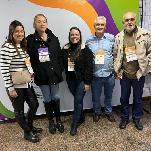 Secretária Daniele e a comitiva da Secretaria de Saúde