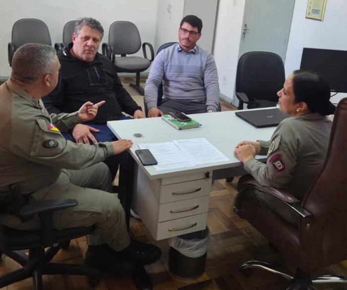 Prefeito Campani descreveu diversas pautas para a BM