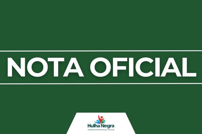 Nota Oficial